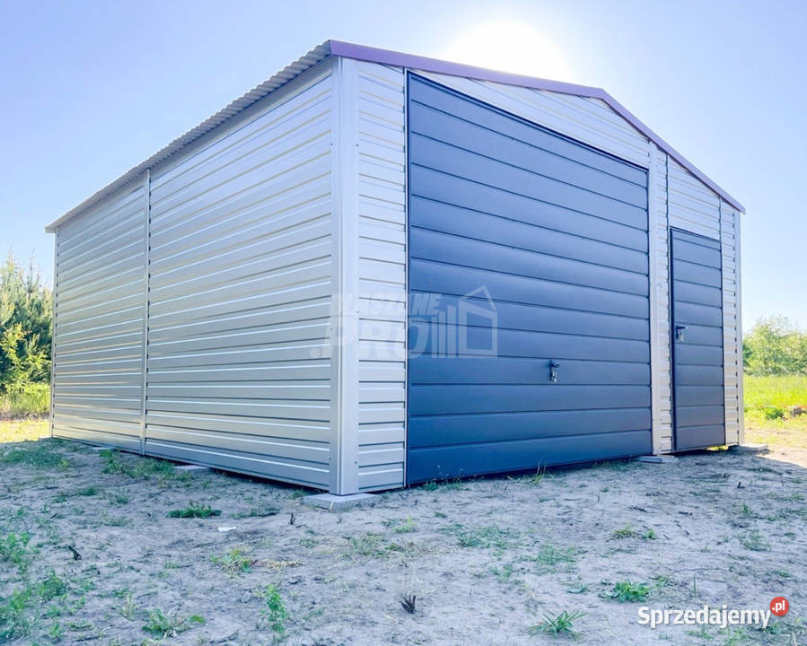 Garaż Blaszany 55x6m Brama Uchylna Drzwi 2x Okno zachodniopomorskie Szczecinek