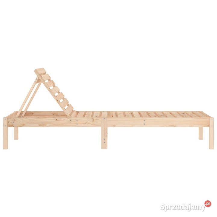 Leżak 1995x60x74 drewno sosnowe WM825065 Warszawa