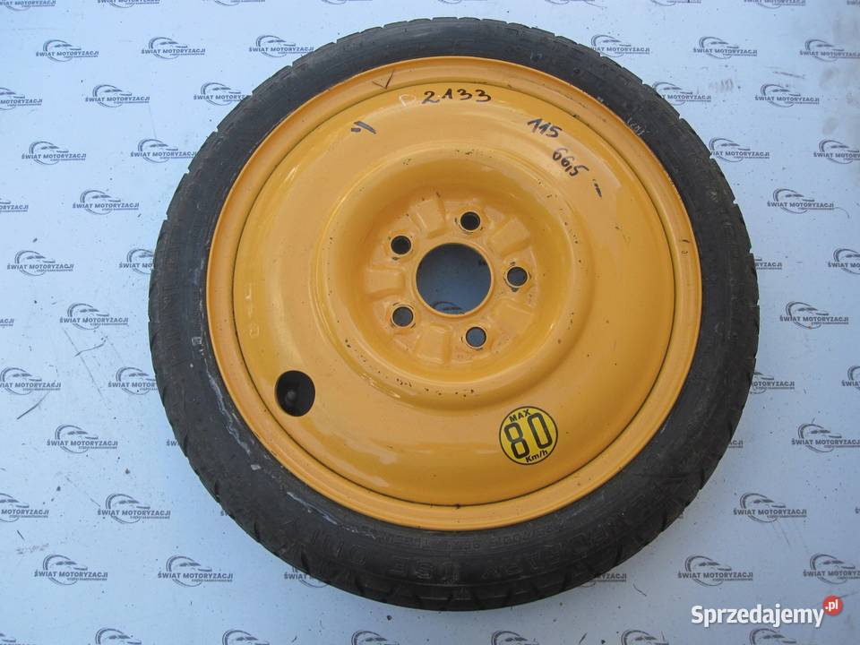 MAZDA 3 5 CR koło dojazdowe 1257016 96M 5x1143 Koła dojazdowe Kielce