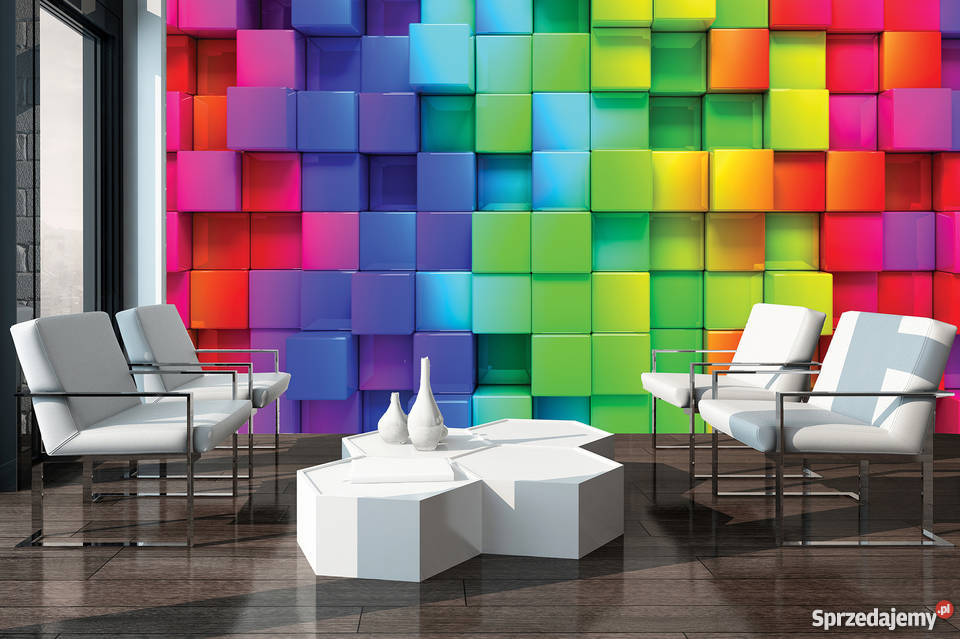 Tapeta fototapeta 3D Młodzieżowe abstrakcje wewnętrzne Leszno