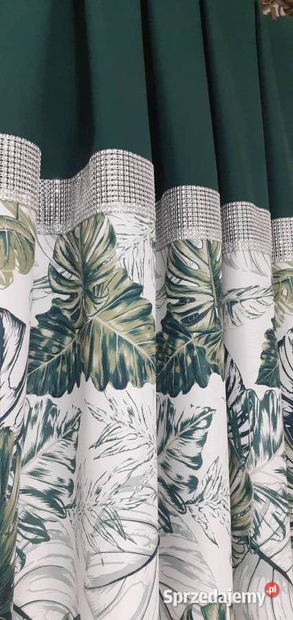 Zasłony butelkowa zieleń mazowieckie Mława