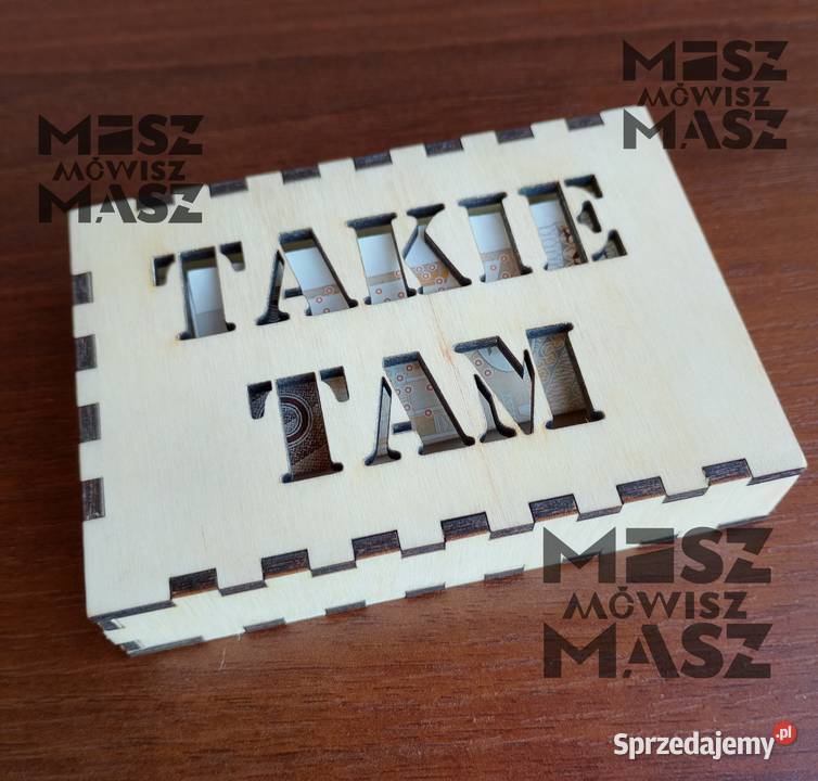 Pudełko na kasę hajs pieniądze Mikołaja Racot sprzedam