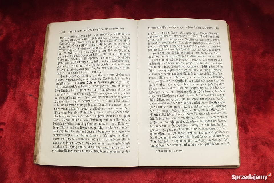 Stara niemiecka książka z 1910 roku Żary