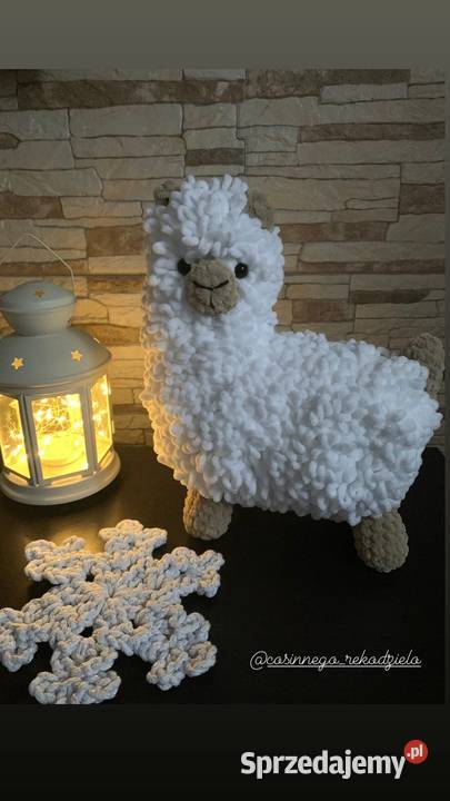 Alpaka na szydełku sprzedam