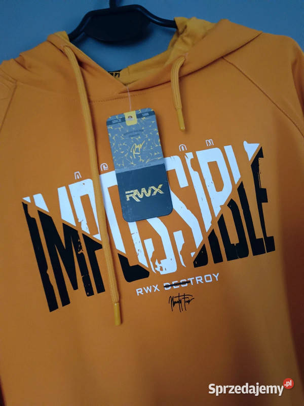 Bluza Kangurek męski żółty musztardowy nowy Rozmiar M Krosno