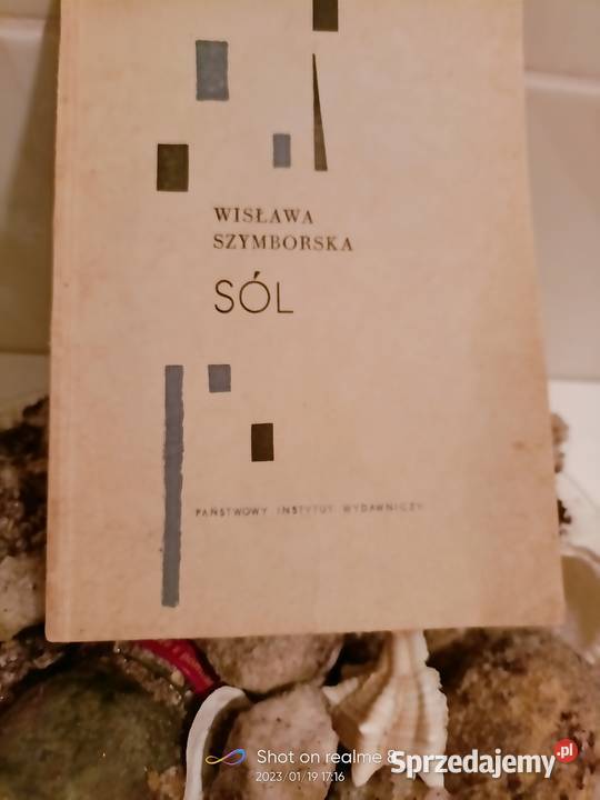Szymborska Poezje wiersze Sól unikat okazy mazowieckie Warszawa