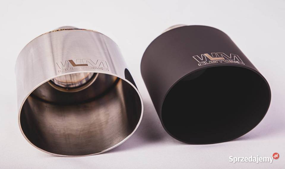 Końcówka wydechu tłumika owalna owal stal