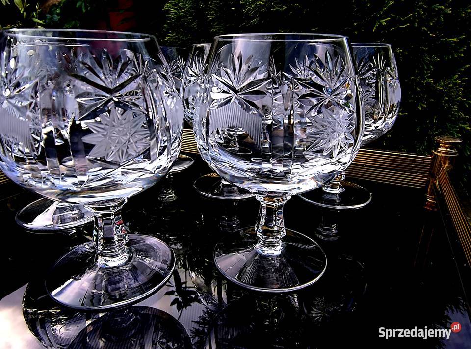 Kieliszki kryształowe do koniaku Klenica