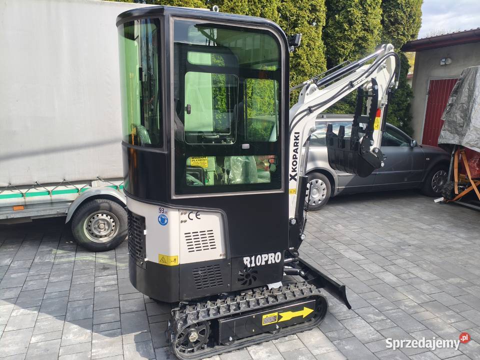 Minikoparka Nowa XKOPARKI R10PRO z Kabiną 2026r Pozostałe Motoryzacja łódzkie Radomsko