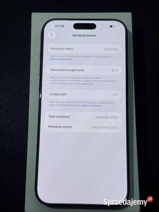 Iphone 16ProMax 256Gb Kraków