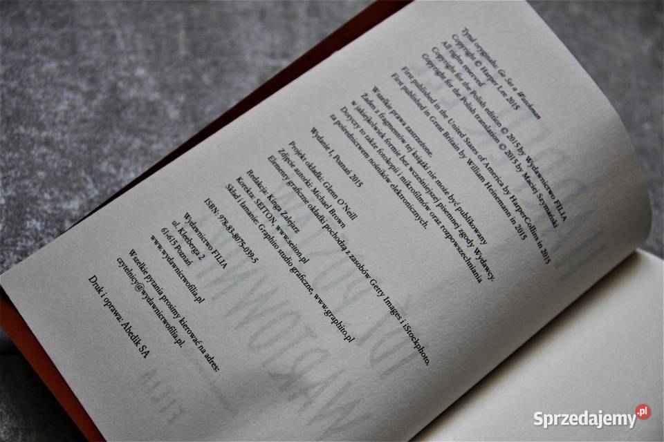 Harper Lee Idź postaw wartownika Chorzów