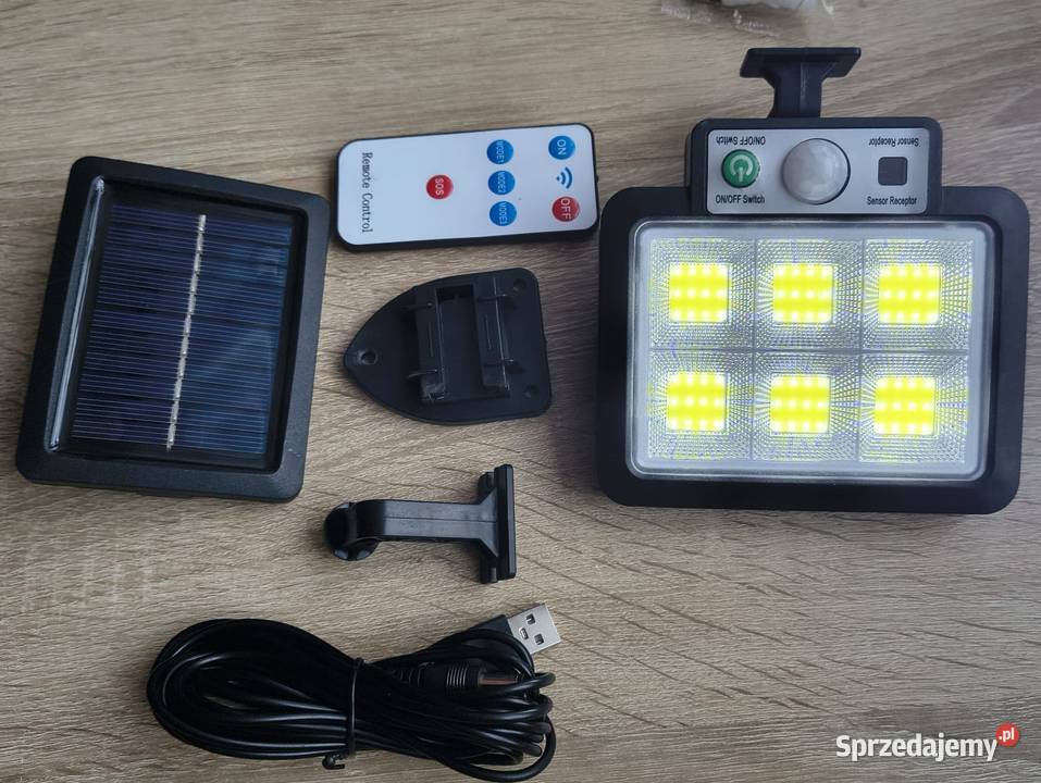 Lampa solarna z czujnikiem ruchu i zmierzchu Bełchatów