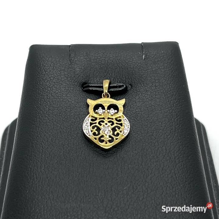 Nowa Złota Zawieszka Próby 333 060g Sowa Sówka Elbląg