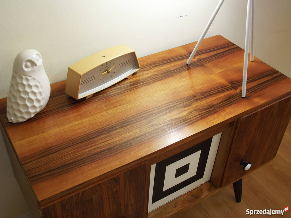 Konsola komoda szafka RTV z barkiem VINTAGE loft mazowieckie Warszawa sprzedam