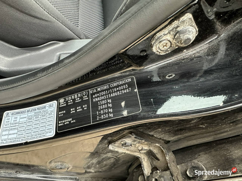 Kia Rio Benzyna klimatyzacja opony wielosezonowe pomorskie Wejherowo