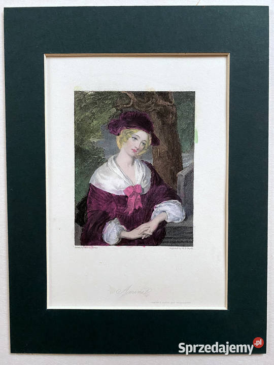 Staloryt XIX wiek Amine wg Goethego Warszawa