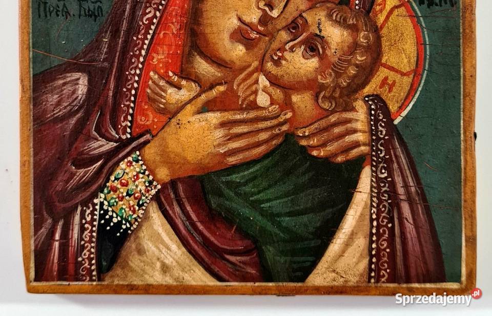 Ikona Matka Boża Kaspierowska XIX wiek 0094 Warszawa