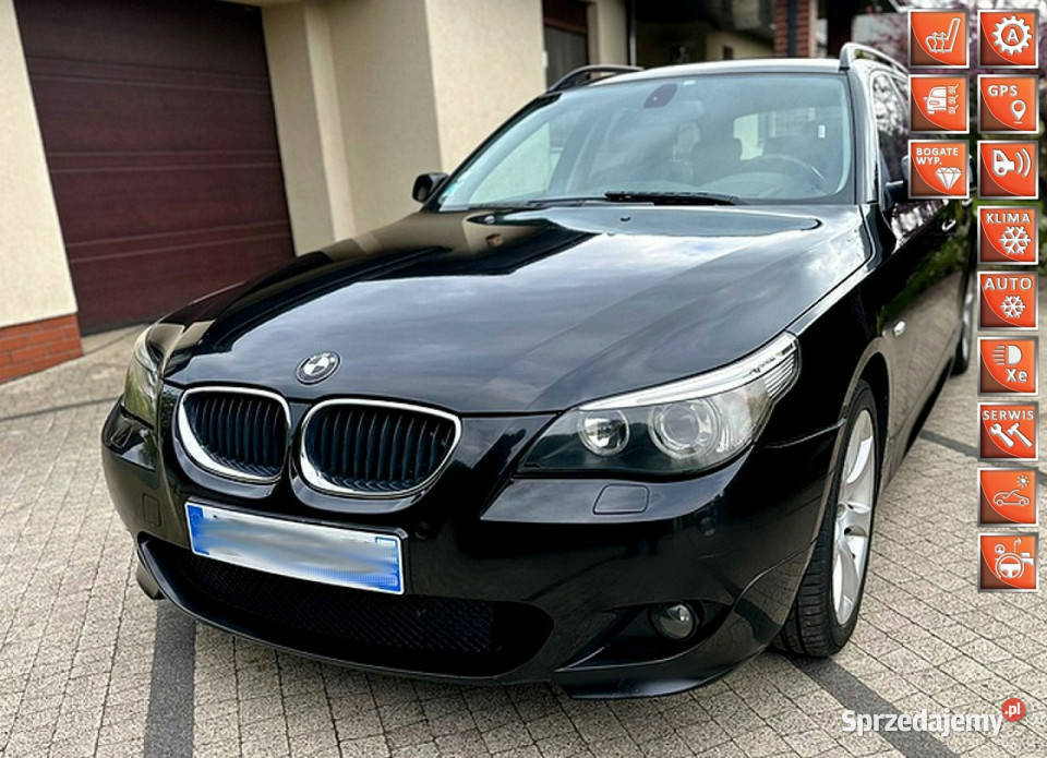 BMW 530 BMW E61 530d 218KM Automat M-Pakiet Bogata Wersja Opłacona E60 (20…