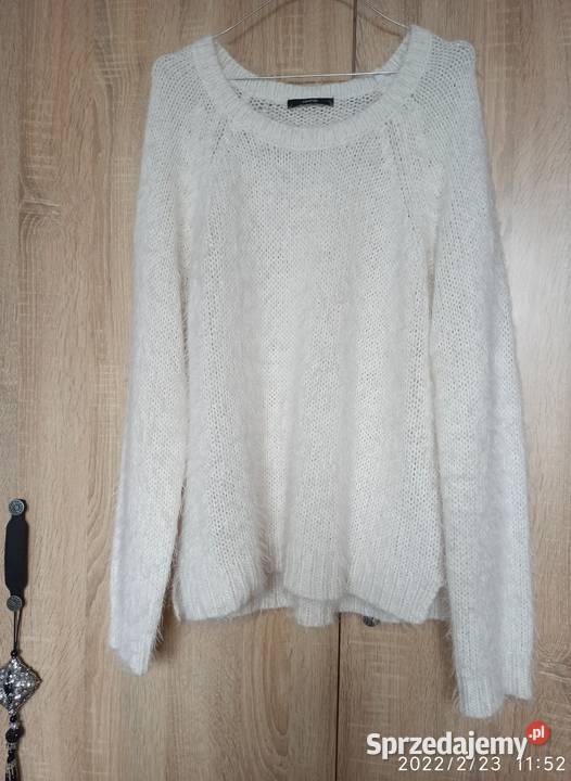 Biały moherowy sweter rozmiar 44 4648 lubelskie Radzyń Podlaski