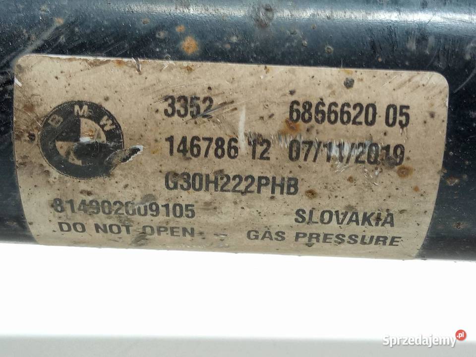 AMORTYZATOR PRAWY TYŁ 20 HYBRYDA 6866620 Bmw Amortyzatory świętokrzyskie