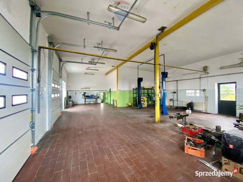 Lokal trasie E7 magazyn biuro parking Tarczyn