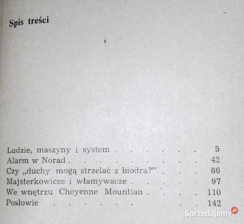 Alarm w Norad Włodzimierz M Król miękka Chełm sprzedam