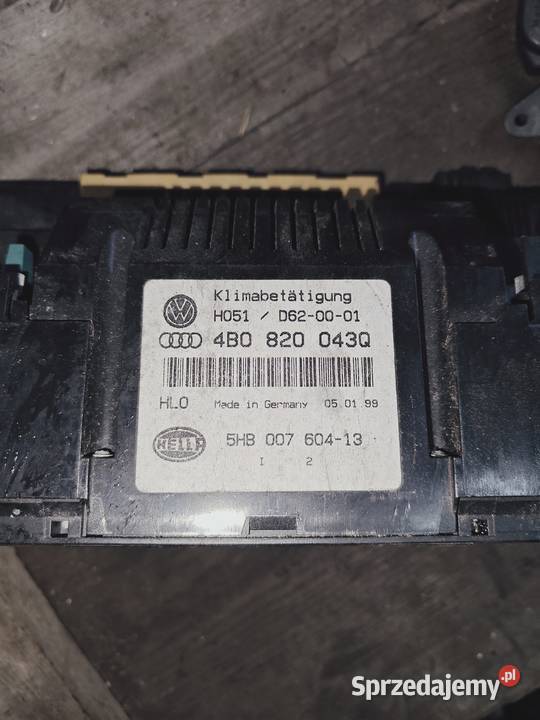 Panel sterowania klimatyzacji audi A6 C5 24 osobowe