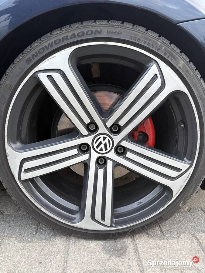 Felgi aluminiowe opony zimowe 7mm stan rozstaw 5 wielkopolskie Połajewo