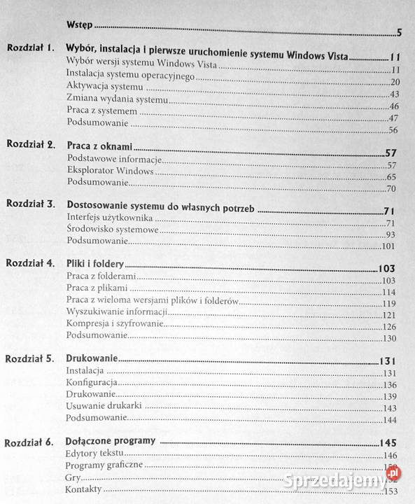 Windows Vista Kurs Danuta Mendrala Marcin Rok wydania 2007 lubelskie Chełm