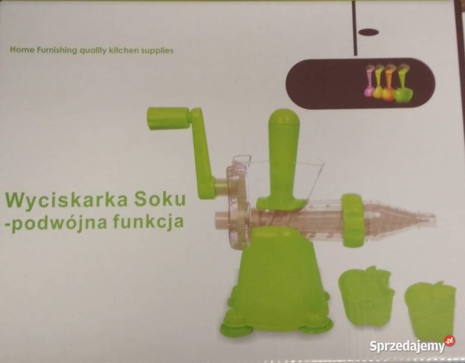 Ręczna wyciskarka soku do owoców i warzyw Wieliczka