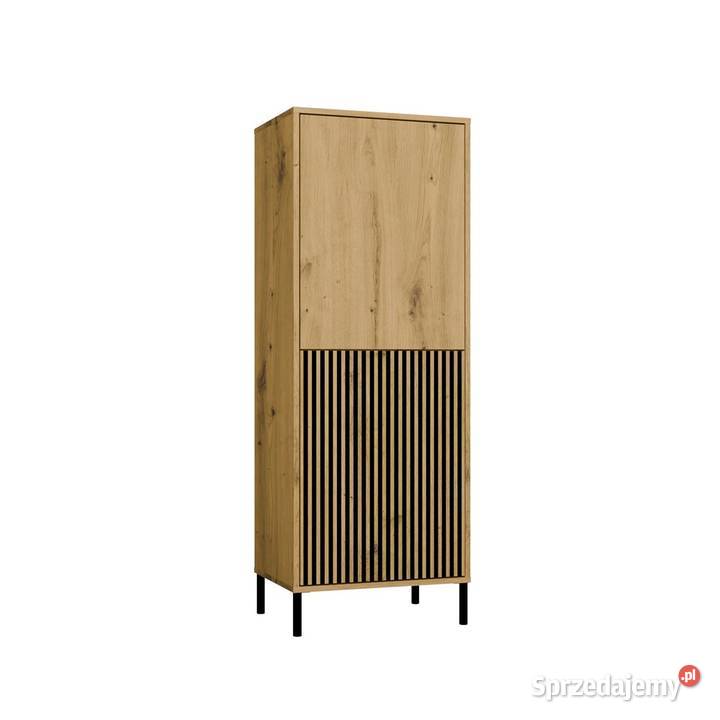 Witryna KAMARO 2DK SLIMGŁADKI DĄB ARTISAN Lamele