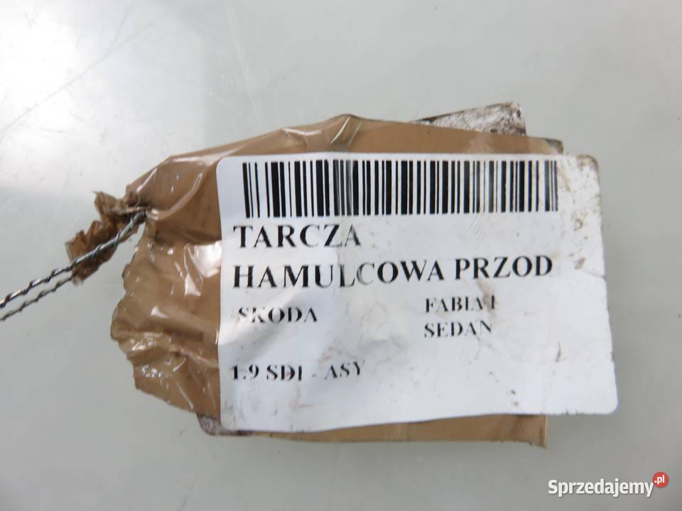 TARCZE HAMULCOWE PRZÓD SKODA FABIA 19 SDI małopolskie