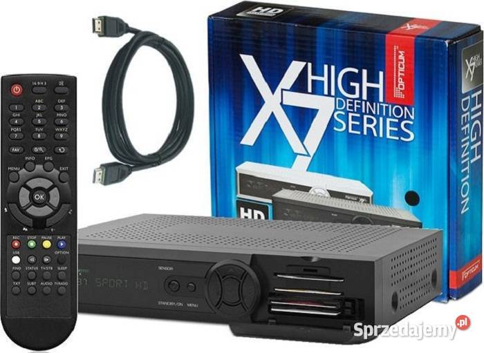 Dekoder Tuner Combo DVBS2DVBT Opticum XTS703pLAN Bytom