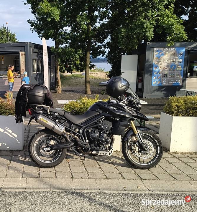 Triumph Tiger 800 bezwypadek serwisach piękny Triumph