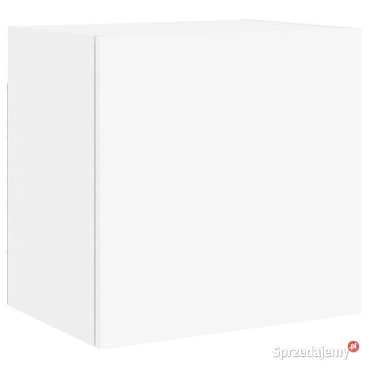 Ścienna szafka TV biała 405x30x40 WM836896 mazowieckie Warszawa