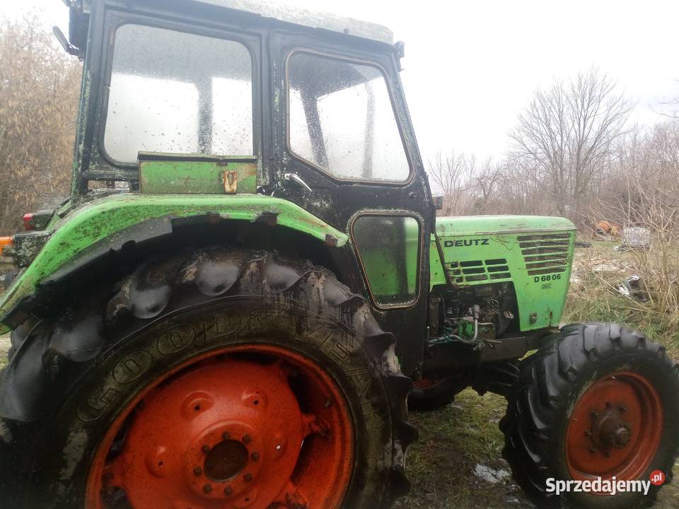 Deutz 6806 4x4 ładowacz czołowy WOM 540/1000 obr. Koniecpol
