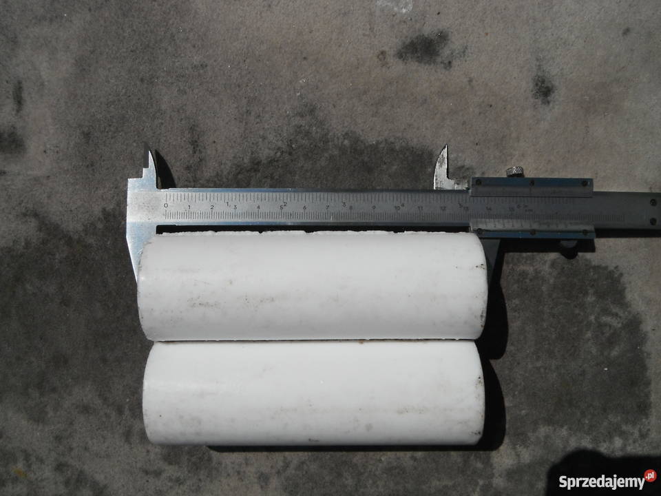 Teflon PTFE Tarflen wałek pręt fi 44 x 134 mm Barak