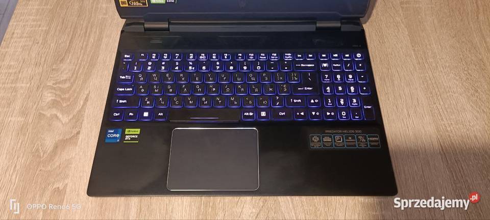 Laptop ACER Predator Helios 300 Liczba rdzeni 6 pomorskie