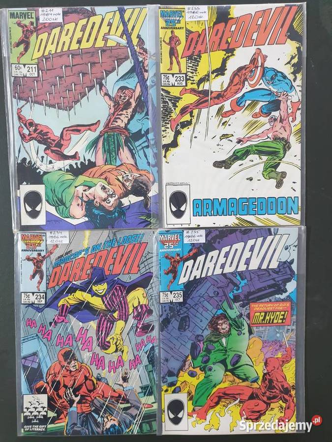 Daredevil kolekcja 24 komiksów Marvel USA Gdynia