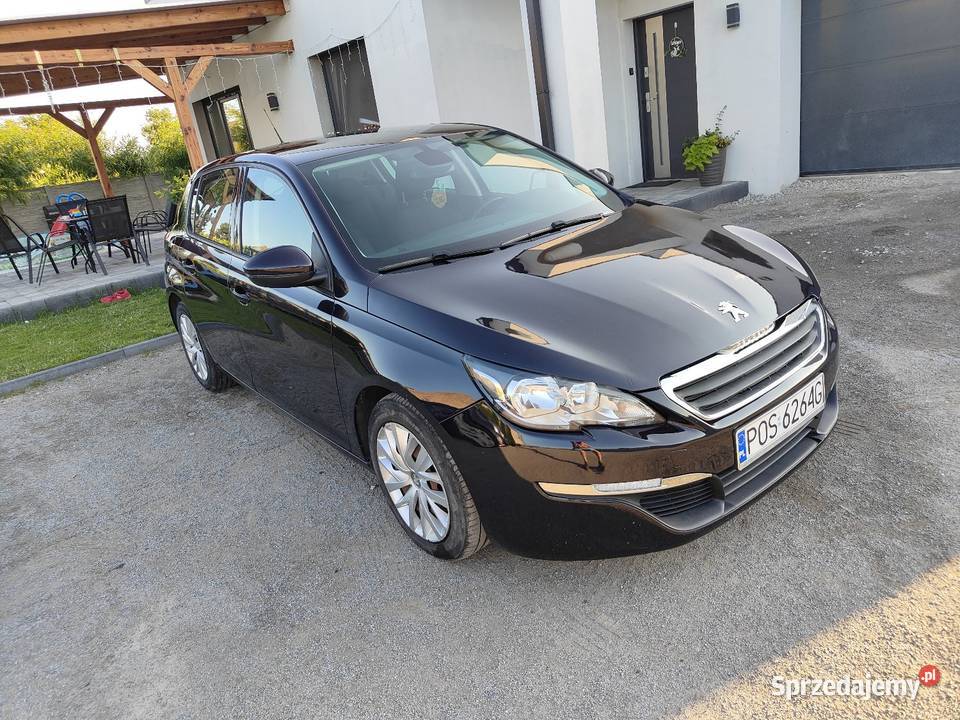 Peugeot 308 t9 2014r 12 benzyna klima tempomat system Start-Stop Łąkociny