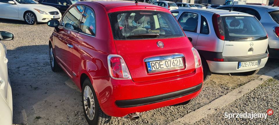 Fiat 500 14 benzyna 6 biegowy wielofunkcyjna kierownica podkarpackie