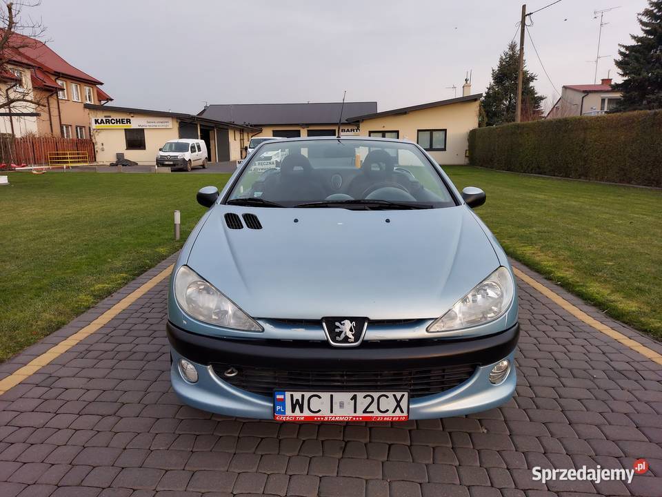Peugeot 206 CC niski przebieg FV23 radio 206 CC Glinojeck