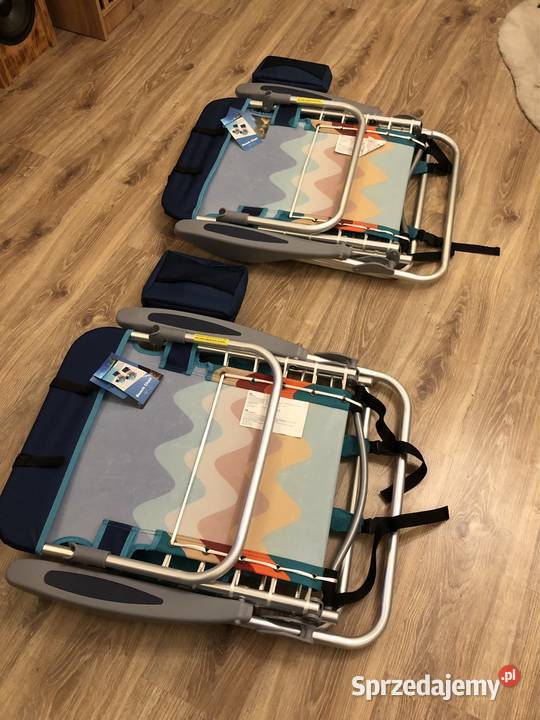 Zestaw 2 składanych krzeseł plażowych ALPHA CAMP Koło