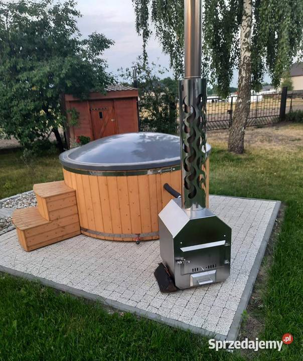 Gorąca Beczka Balia ogrodowa Jacuzzi KOMPLETNA Węgorzewo