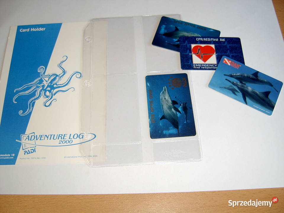 Etui na certyfikaty Nurkowe Bytom