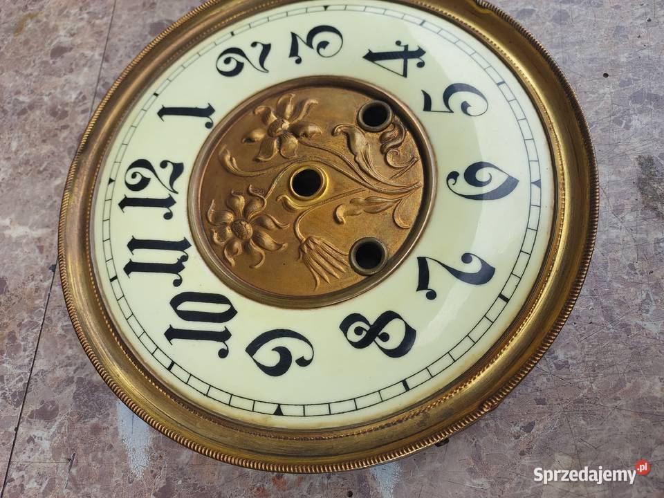 564 Tarcza zegara GB Becker tzw porcelanka ecru Tczew