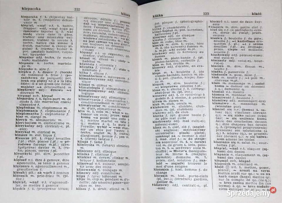 Podręczny słownik polskofrancuski K Kupisz Chełm