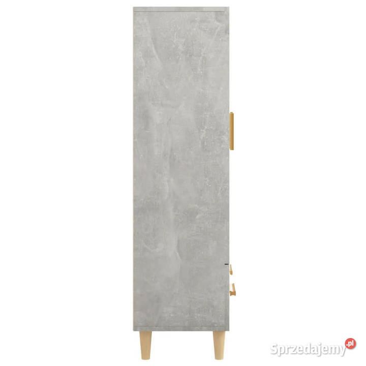 Wysoka szafka szarość betonu 70x31x115 WM812550 Meble mazowieckie Warszawa