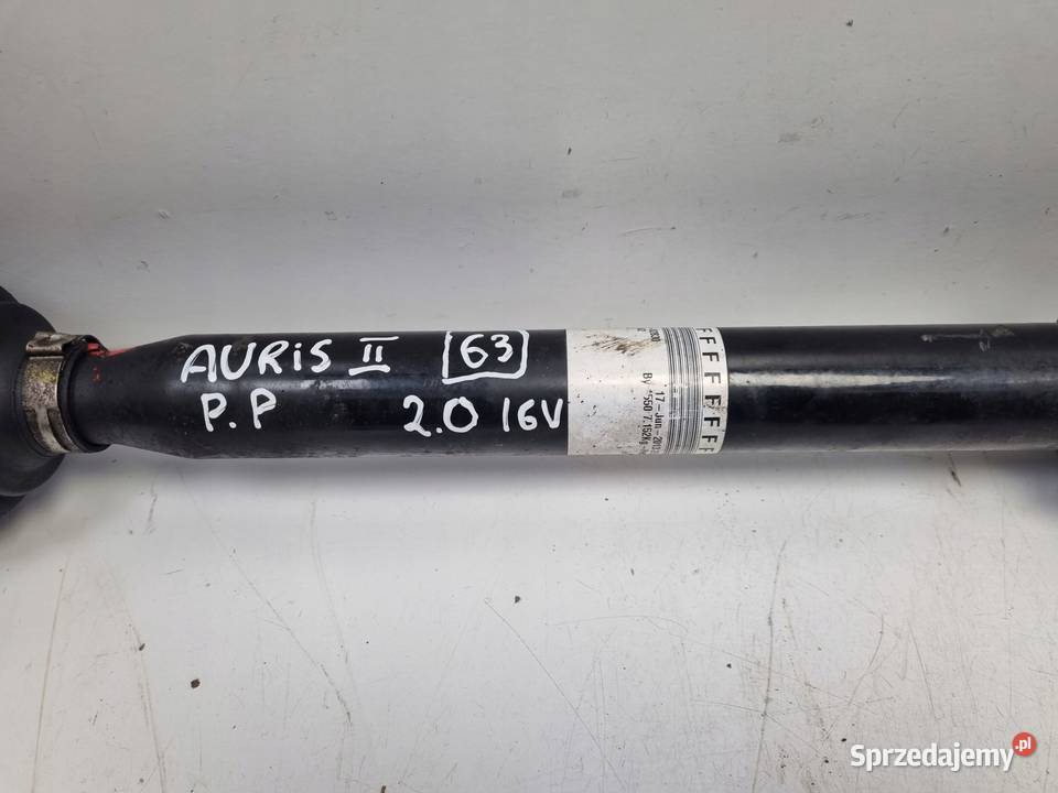 PÓŁOŚ Toyota Auris II 16 PRAWA PRZEDNIA półośka lubelskie Chełm