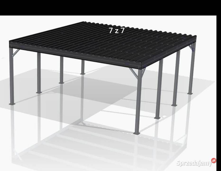 Wiata carport wiata samochodowa metalowa